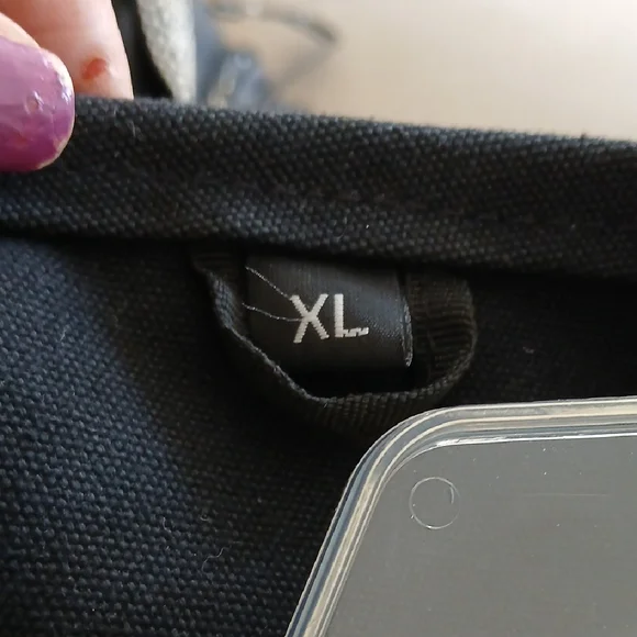 Motorcycle Men's Classic Black Canvas Vest - Picture 4 of 5